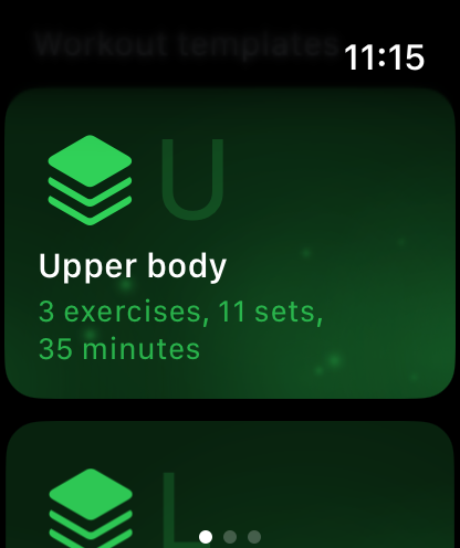 MiniSet Workout Logging